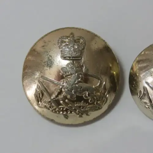 BSAP Pair of buttons with Queens Crown (1953-1965)