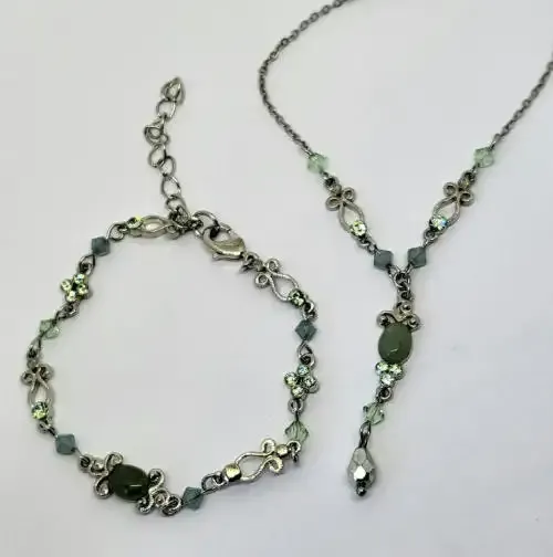 Honey necklace and bracelet