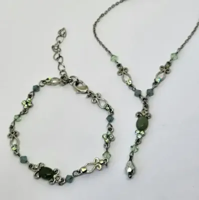 Honey necklace and bracelet