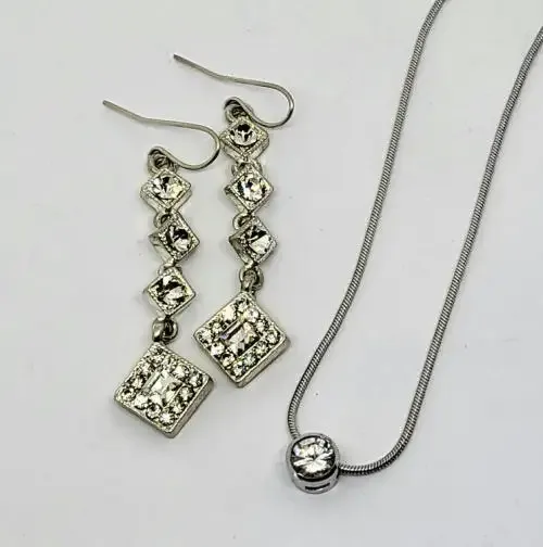 Honey necklace and earrings