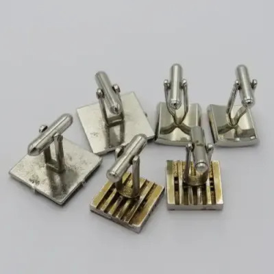 Lot of 3 pairs of vintage cufflinks