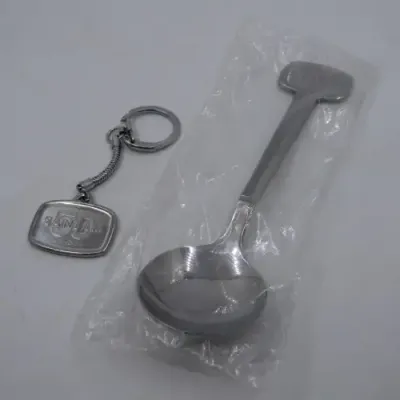 1918-1968 Sanlam 50 Years souvenir spoon and key ring