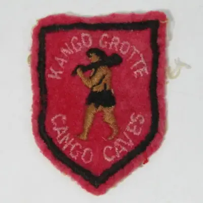 Vintage Congo Caves cloth badge