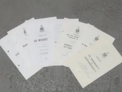 Voortrekker pamphlets no. 1, 2, 3, 4, 5, 9 and 15