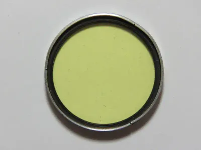 Vintage Kenko Y1 photographic lens filter