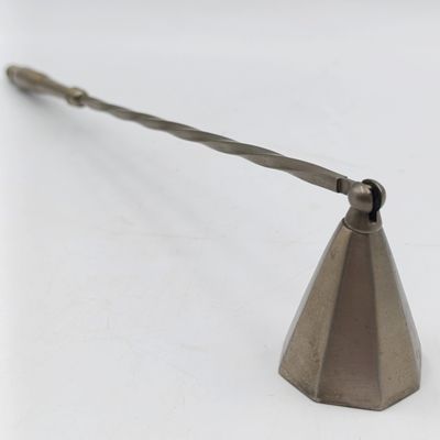 Vintage white brass candle snuffer