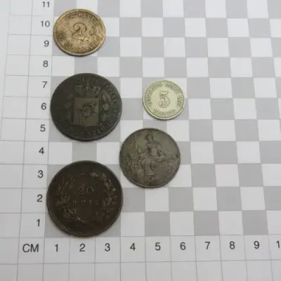 Lot of 5 world coins - Each one over 100 years old