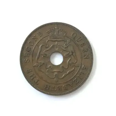 1954 Southern Rhodesia bronze penny VF+