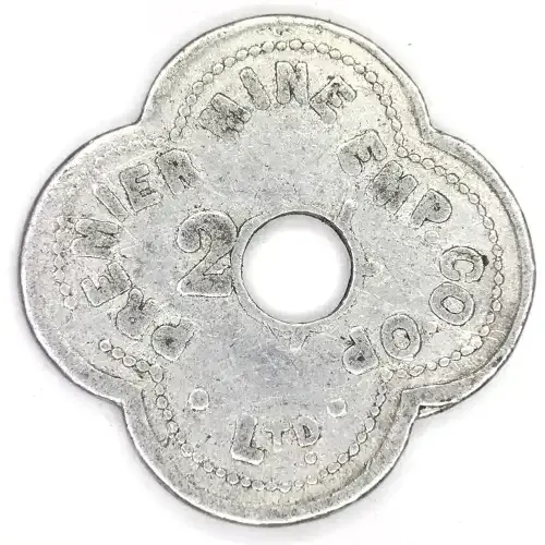 Premier Transvaal Co - 20 with hole