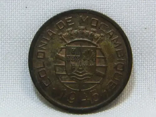 1945 Mozambique 50 centavos - excellent coin