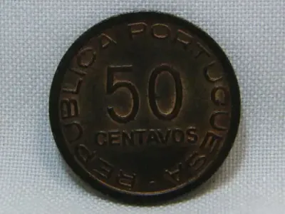 1945 Mozambique 50 centavos - excellent coin