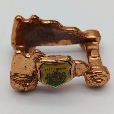 Vintage Copper color East London Souvenir nik nak