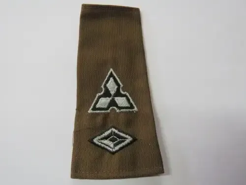 SWA Officers Brown Lieutenant colonel ranking epaulette