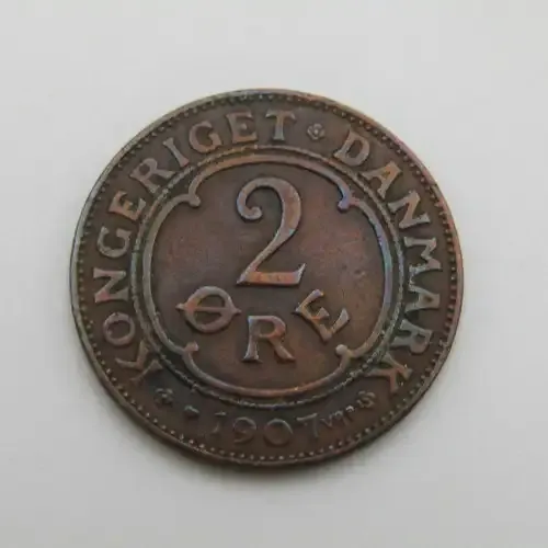 Denmark 1907 Two ore