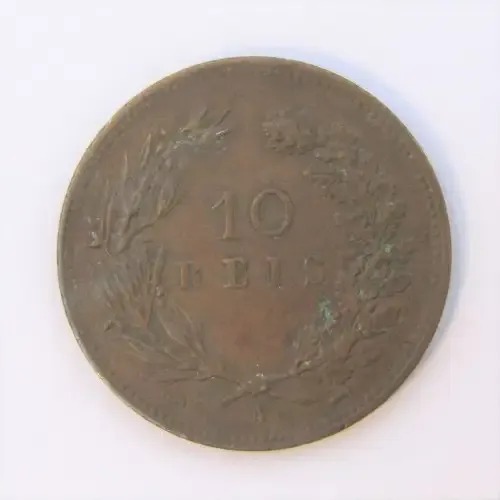1892 Portugal 10 Reis - XF+