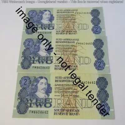 GPC de Kock 3rd issue R2 notes - 1984 consecutive numbers