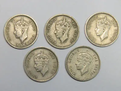 Full Set of Southern Rhodesia Copper - Nickel
