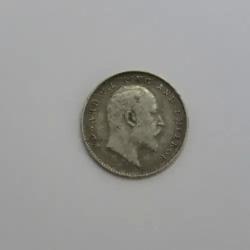 1904 British India 2 annas XF