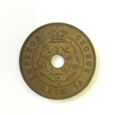 1942 Southern Rhodesia bronze penny XF