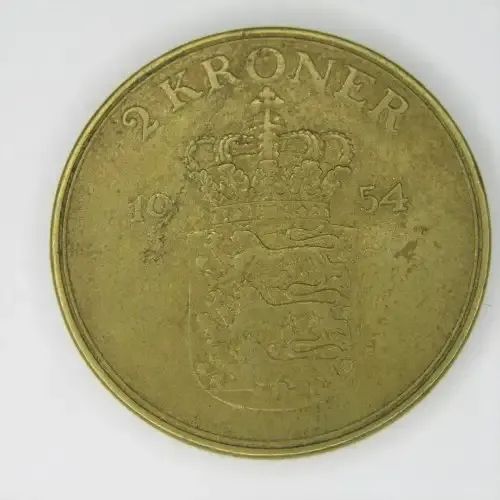 1954 Denmark 2 Kroner - VF+