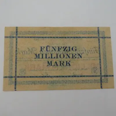 Aachen 1923 banknote 50 Million Mark - Excellent condition