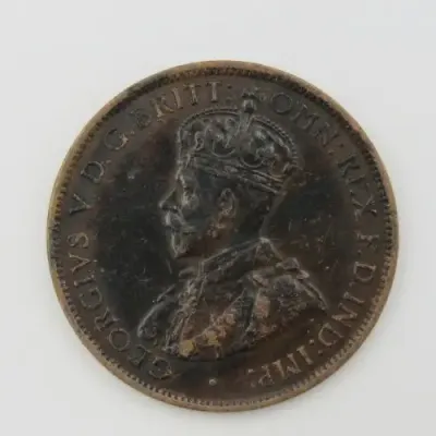 Australia 1914 H half penny VF+