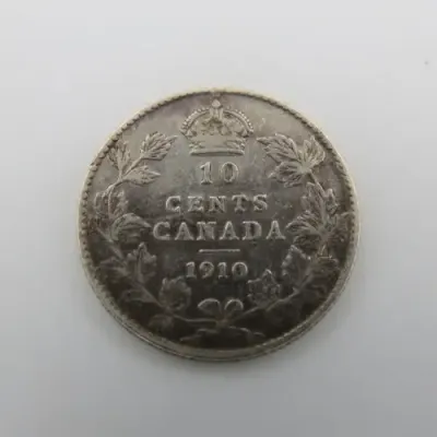Canada 1910 Ten cent silver