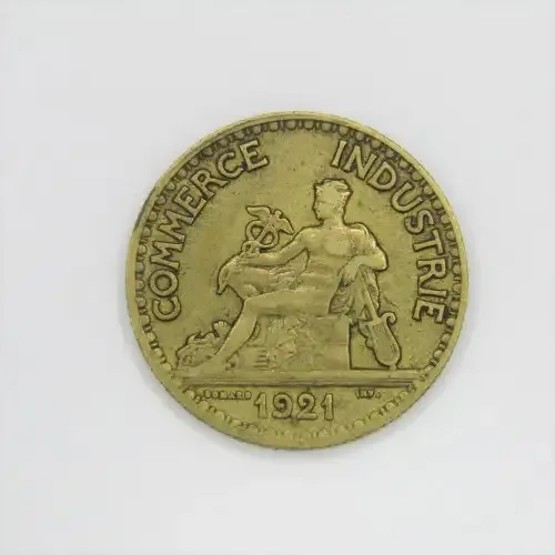1921 France 50 Centimes - XF