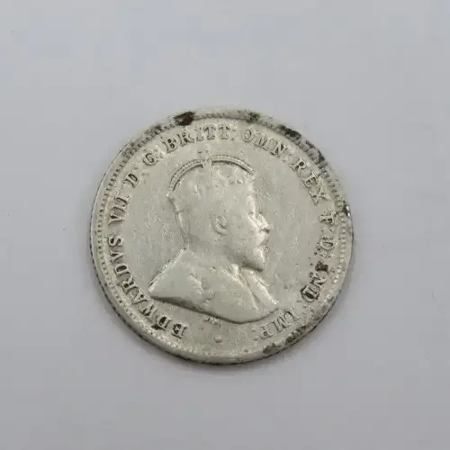 1910 Australia Sixpence well used