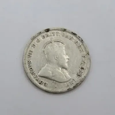 1910 Australia Sixpence well used