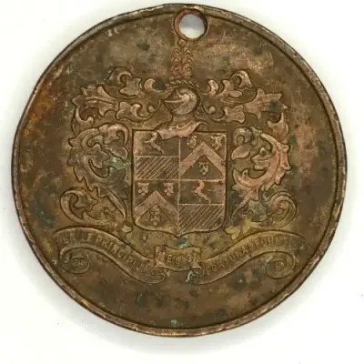 Medallion to commemorate the visit of Prince George in 1934 to the Durban march