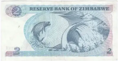 Zimbabwe 1979 Two dollars AA banknote