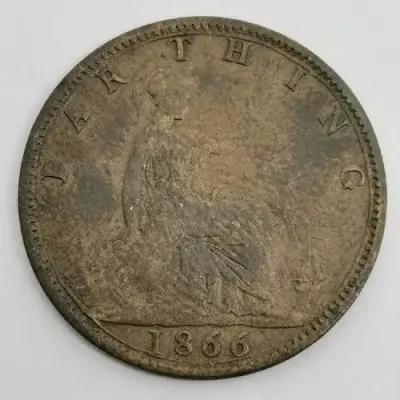 Great Britain 1866 Victoria farthing