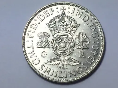 Great Britain 1940 Florin AU