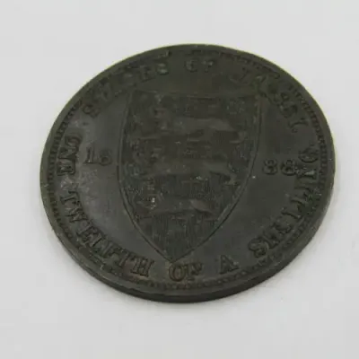 1888 Jersey One Twelfth of a Shilling