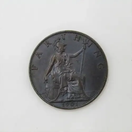 1901 Great Britain Victoria Farthing - Au