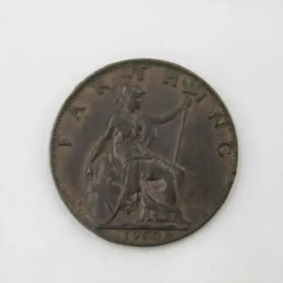 1900 Great Britain Victoria Farthing - AU +