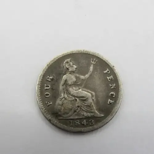 Great Britain 1843 Groat 4 pence