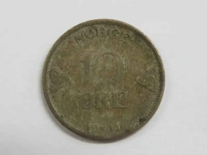 1911 Norway 10 ore