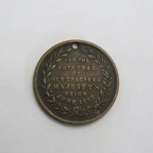 Queen Victoria 60 year reign medallion 1897