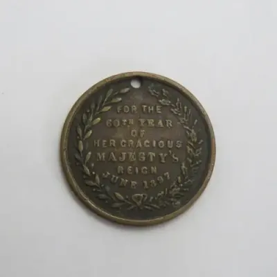 Queen Victoria 60 year reign medallion 1897