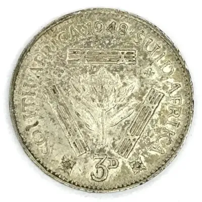1948 SA Union Threepence - UNC