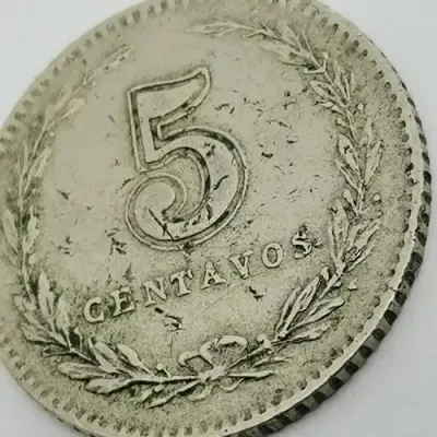 Argentina 1903 Five Centavos