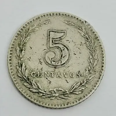 Argentina 1903 Five Centavos