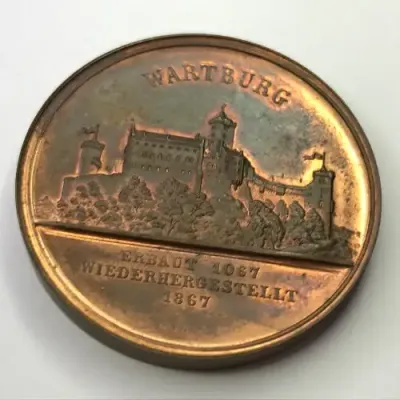 1984 Wartburg Ferdinand Helfricht medallion