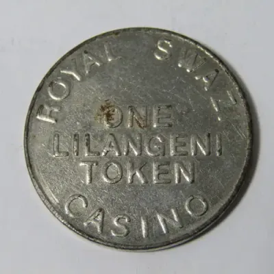 Royal Swazi Casino vintage token - One Lilangeni
