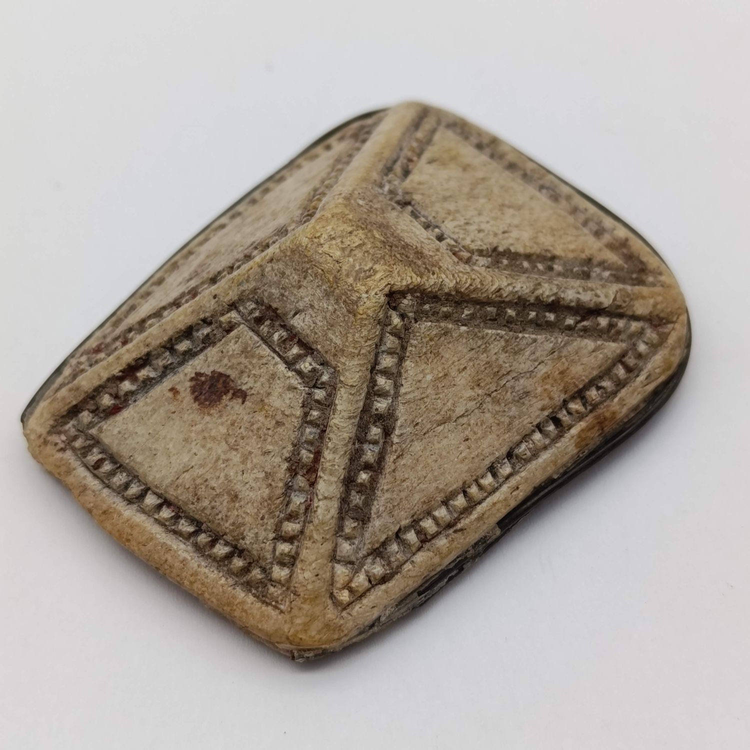 Original pyramid shaped Ovambo Omakipa/Ekipa with elephant hair on edge