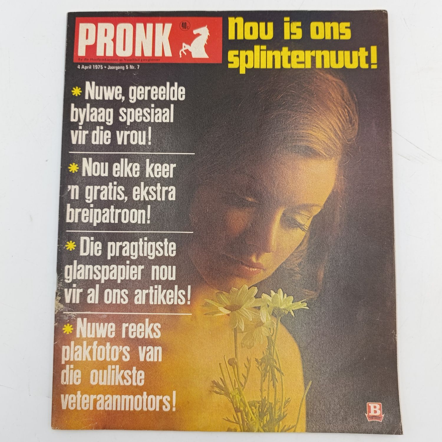 Vintage Pronk magazine - 4 April 1975 issue