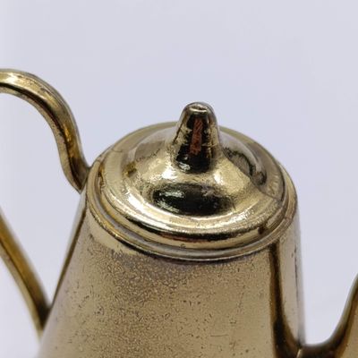 Vintage brass color kettle nik nak