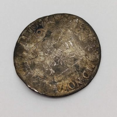 Shipwreck coin from the mereustein - 1690 Arend - Schelling